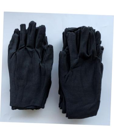 Housoutil 12 Pairs Working Gloves Moisturising Gloves Exam Gloves Lab Work Gloves Safety Gloves Moisturizing Beauty Gloves Mens Cotton Gloves Welding Gloves Man Absorb Sweat Tuxedo 19x10cm - Buy Online on GoSupps.com