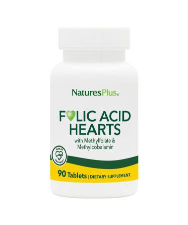 Nature's Plus Folic Acid Hearts 90 Tablets