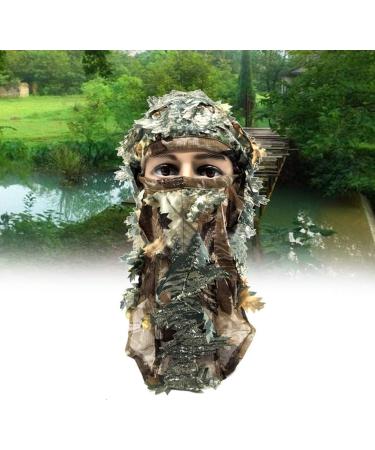 VORCOOL 3D Camouflage Face Mask - Breathable Leaves Camo Hunting Mask - Free Size for Outdoor Activities - Buy Online on GoSupps.com