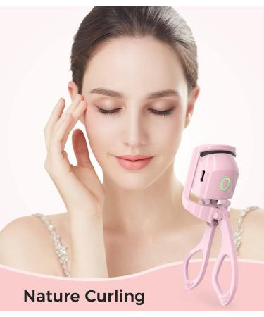 Heated Eyelash Curler - Fast Pre-Heat, 2 Heating Modes, Rechargeable & Long Lasting - Buy Online on GoSupps.com