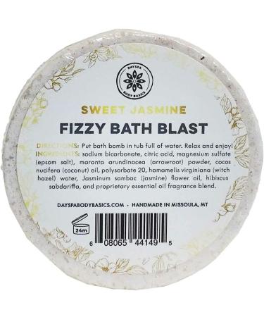 Soothing Jasmine Fizzy Bath Bomb | Vegan, Hypoallergenic, Handmade in USA with Pure Essential Oils - Buy Online on GoSupps.com