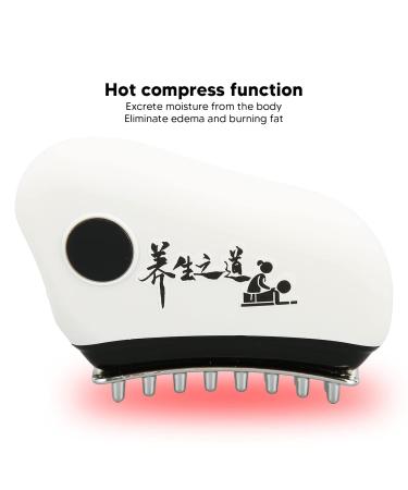 Buy Electrical GUA SHA Tool - 16-Speed Vibration & Hot Compress for Skin Care | Fat Burning Face Massager - Buy Online on GoSupps.com