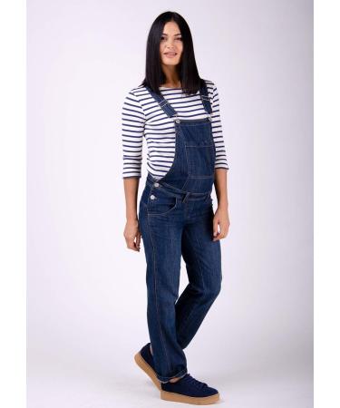 Wash Clothing Co. Maternity Dungarees Darkwash Denim Blue Pregnancy Overalls | Maternity Fashion IVY 18 Blue - Buy Online on GoSupps.com