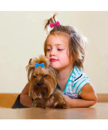 Suxgumoe Dog Hair Bows 36Pcs Mixed Colors - Cute Grooming Bows for Long Hair Dogs & Cats - Buy Online on GoSupps.com