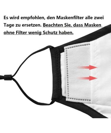 Buy Amyglin Outdoor Cotton Facial Cloth - Reusable Washable Activated Carbon Filter Anti-Dust & Breathable Mouth Protection for Motorcycles & Bicycles (2 Pack Black) - Buy Online on GoSupps.com