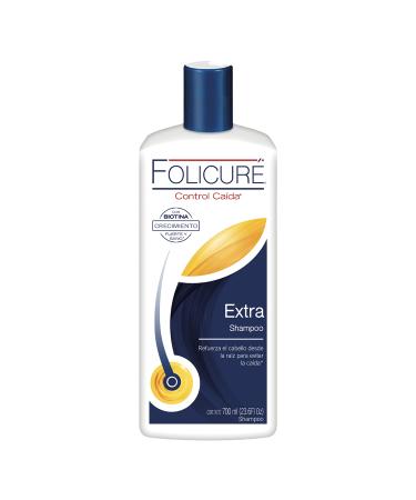 2 PACK!! FOLICUR EXTRA SHAMPOO CONTROL CA DA CON BIOTINA CRECIMIENTO FUERTE Y SANO