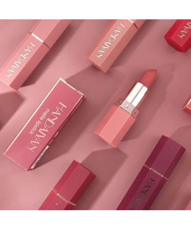 6 Colors Matte Lipsticks Set - Long Lasting Velvet Red Lipstick Kit | Waterproof Makeup with Gift Box - Buy Online on GoSupps.com