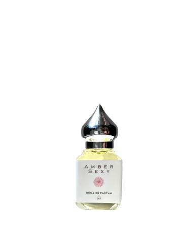 AMBER SEXY LUXURY UNISEX PERFUME OIL - (.33 fl. oz.) 10 ML GIFT BOTTLE - CONCENTRATED 1-2 DROPS IS ALL THAT IS NEEDED FOR THE EXOTIC ALL DAY AROMA. COMMAND ATTENTION.