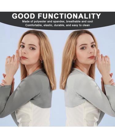 TSLRSA UV Protection Bolero | 2-Piece Cooling Scarf Arm Cuffs with Finger Holes - Blue & Purple - Buy Online on GoSupps.com