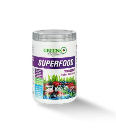 Greens Plus Organics Superfood Wild Berry 8.46 oz (240 g)