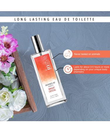 Instyle Fragrances Bright Crystal Inspired Women's Eau de Toilette - 3.4 Fl Oz | Vegan, Paraben & Phthalate Free - Buy Online on GoSupps.com