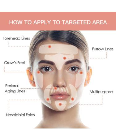 256pcs Facial Wrinkle Smoothing Patches | Anti Wrinkle Face Strips | Reusable Face Tape Set for Forehead, Eye, and Lip Wrinkles - All in One Transparent Wrinkle Treatment - Buy Online on GoSupps.com