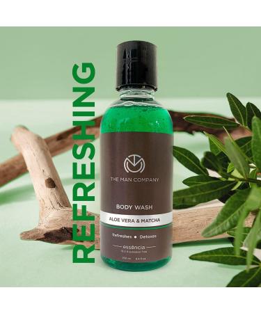 The Man Company Body Wash With Aloe Vera & Matchasoap Free Shower Gel For Glowing & Smooth Skinsls & Paraben-Free - 250 Ml - Buy Online on GoSupps.com