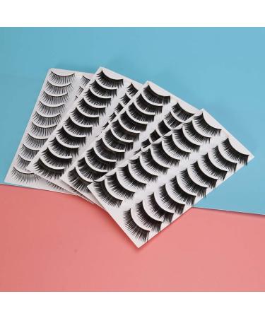 Lurrose 160 Pairs Natural False Eyelashes Set - Professional Long Fake Eyelashes Pack | 8 Styles for Stunning Makeup - Buy Online on GoSupps.com