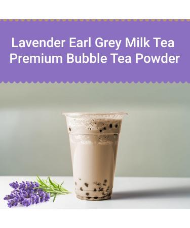 Lavender Earl Grey Milk Tea Premium Bubble Tea Powder (1 kg) 33 Servings - Make Bubble Tea at Home - Ideal for Frappes Coffee Boba Tea Milkshakes - Gluten Free Halal Certified - Buy Online on GoSupps.com