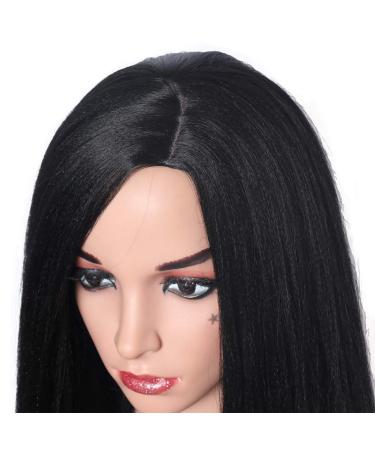 Buy Afro Wig for Women - Black Curly Wavy Long Hair | Synthetic 70s 60s 50s 80s Cosplay Party Styles - Buy Online on GoSupps.com