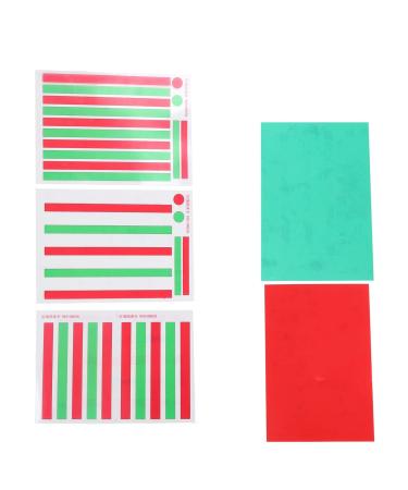 Red Green Vision Reading Aid Red Green Vision Reading Unit Red Green Transparent Plastic Film Sheet Red Green Vision Reading Film Myopia Amblyopia Reading Unit Training Reading Aid