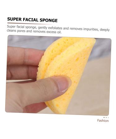 FRCOLOR 10pcs Dry Powder Puffs - Natural Cellulose Cosmetic Face Cleansing Sponge for Makeup and Loose Powder - International Shipping Available - Buy Online on GoSupps.com