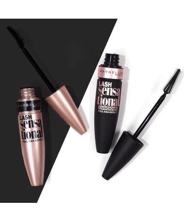 Maybelline Lash Sensational Luscious Washable Mascara Very Black 0.32 fl. oz. (Pack of 1) - Long-lasting, Luscious Black Mascara - Buy Online on GoSupps.com