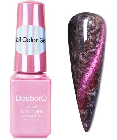 DIY Cat Eyes Gel Nail Polish - Aurora Glitter Effect Gel Nail Art Varnish Manicure Tool | Aurora Nail Art Design Easter for Women 0.23 OZ  - Buy Online on GoSupps.com