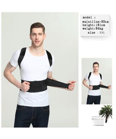 Back Brace Posture Corrector Adjustable Waist Support Belt Breathable Posture Support Improves Back Support For Men And Women Teen Corrector (Size : 3XL) - Buy Online on GoSupps.com