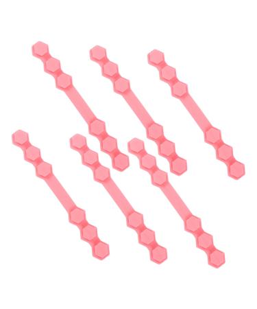 Amosfun 10 pcal masking hooks Extension of the earreman face earreme silicone lanyard ear spears ear hook ear hooks ear extending tape face cover ear pebble gel buckle cord strain