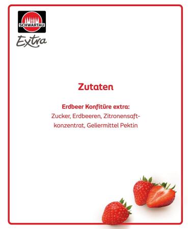 Schwartau Extra Strawberry Jam Portion Jars - 72 x 28.3g | International Shipping Available - Buy Online on GoSupps.com