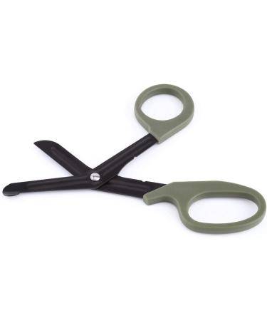 Medical Bandage Scissors 7 Emergency EMT Trauma Shears - Combat Tactical Tourniquet Kit for Paramedic First Aid - Green - Buy Online on GoSupps.com