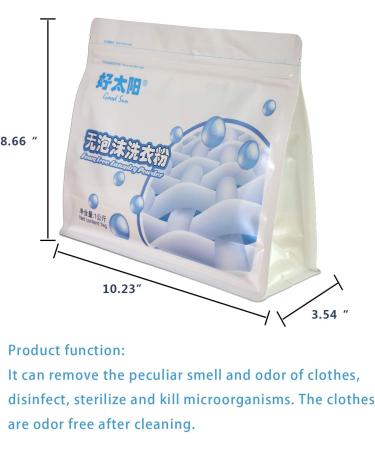 Foam Free Stain Remover Powder for Clothes Detergent Cleanser Household Foamless Remover Wash Cleaning Powder 2.2LB - Buy Online on GoSupps.com