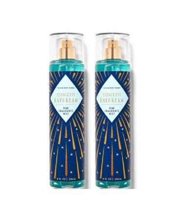Bath and Body Works Confetti Daydream Fine Fragrance Mists Pack Of 2 8 oz. Bottles (Confetti Daydream)