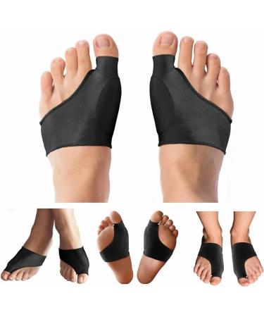 Bunion Corrector Sleeve - SWITZEN Stretchy & Breathable Big Toe Separator Sock - Protective Support & Cushion Sleeves for Men (Black S 35-39) - Buy Online on GoSupps.com