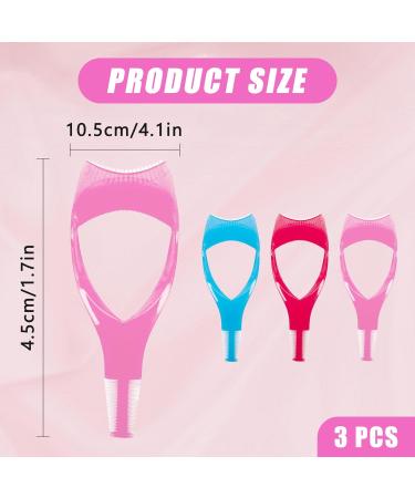 Fadcaer 3 In 1 Makeup Eyelash Tool Mascara Shield Guard 3 Pieces Eyelash Brush Curler Guide Upper Lower Eye Lash Mascara Applicator Guide Eyelash Brush Tool Eyelash Comb Separator for Ladie Girl Women - Buy Online on GoSupps.com