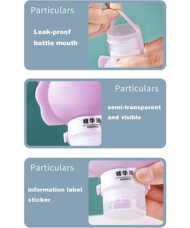Travel containers safe silicone wide mouth containers portable sets of sealed cosmetics containers for friends of family and colleagues single attribute Refer to single attribute  - Buy Online on GoSupps.com