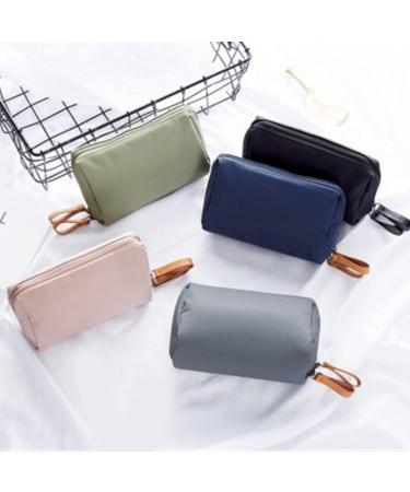 Buy Large Capacity Makeup Bag - Polyester Toiletry Bag with Smooth Zipper for Women & Girls - Travel & Home Storage in Black & Red - Buy Online on GoSupps.com