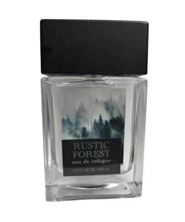 Tru Fragrance Rustic Forest Bergamot Leather And Cedarwood Eau De Cologne 3.4.fl.oz New 100ML Unboxed