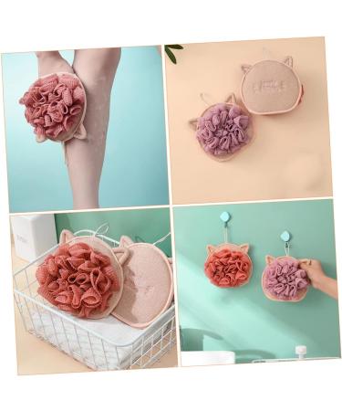 2pcs Reusable Bath Ball Exfoliating Loofah - Body Cleaning Scrubber & Baby Tub Towel | Eco-Friendly Polyester Sponges for Women - Buy Online on GoSupps.com