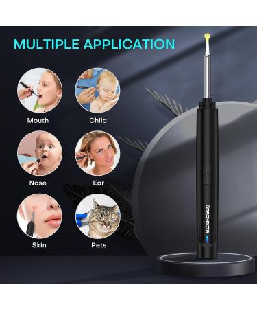 OTAONE Ear Wax Removal Tool with 1296P FHD Camera - WiFi Compatible with iPhone iPad Android - Black - Buy Online on GoSupps.com