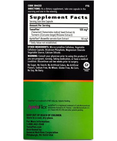 GNC TamaFlex Fast Acting Joint Support 120 Vegetarian Capsules - 120 Servings - Buy Online on GoSupps.com