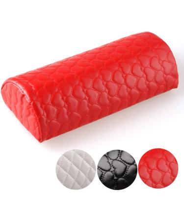 heaven2017 Love Heart Soft Faux Leather Nail Pillow Hand Rest Cushion for Nail Art White - Buy Online on GoSupps.com