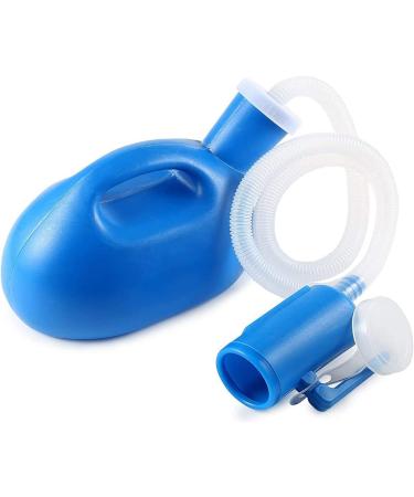 Urine Bottles Male Portable Potty Pee Bottle 2000ML for Men's Urinal Home Camping Car Travel with 1.6m Long Tube - Buy Online on GoSupps.com