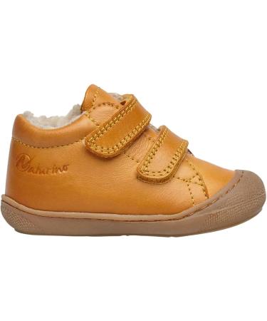 Naturino Cocoon VL Leather First Steps Shoes - 3 UK Child, Orange - Buy Online on GoSupps.com