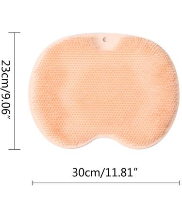 Shower Foot Scrubber With Non-Slip Suction Cups Feet Cleans Exfoliates Improves Foot Circulation Soothes Tired Achy Feet Shower Foot Scrubber Mat With Toe Brush For Use In Shower Large Shower Foot Mat Grey - Buy Online on GoSupps.com