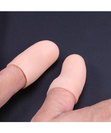 VORCOOL Silicone Finger Cots - Finger Sleeve Protectors for Cracked Skin Blisters & Calluses (2 Pcs) International Shipping Available - Buy Online on GoSupps.com