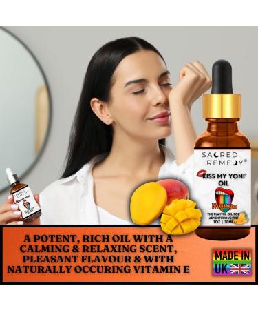 Kiss My Yoni Mango Oil Premium Body Lotion Non-Sticky Massage Oil 30ml Vegan Natural Organic Non-Toxic. - Buy Online on GoSupps.com