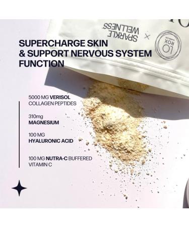 Collagen Magnesium Rest + Restore | VERISOL Bioactive Collagen Peptides Magnesium Glycinate & Taurate Salts | Lauren Roxburgh Rest + Restore | Calming Nightly Beauty Routine (No Flavor) 30 Serves Unflavored 30 Servings (  - Buy Online on GoSupps.com