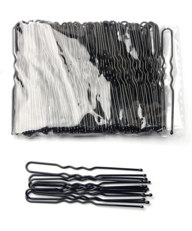 Hair Clips 50 pieces/bag 5 cm U-shaped alloy hairpin wavy hairpin simple metal hairpin hairpin bridal hairstyle tool hairpin Blue Hair Clips (Size : Gold) - Buy Online on GoSupps.com