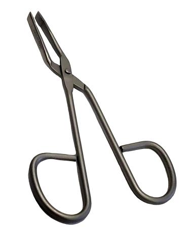 Professional Scissor Handle Tweezers - Matte Finish, Straight Flat Tip | Buy Online - Buy Online on GoSupps.com