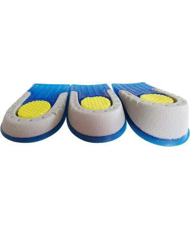 Premium Shoe Lift Inserts for Men & Women - Gel Heel Cushion Pads for Height Increase & Pain Relief - Invisible Nonslip Insoles 2.5 CM Height - Buy Online on GoSupps.com