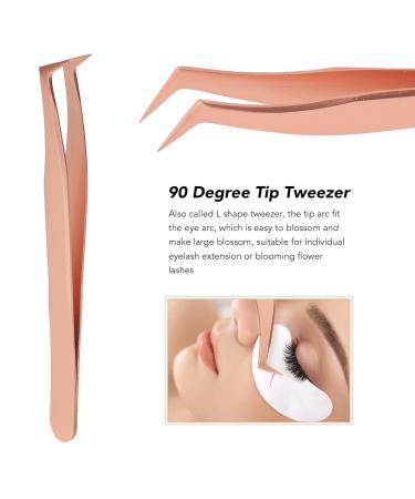 Eyelash Extension Tweezers - Comfortable Grip Professional Volume Tweezers for Beauty Salons - International Shipping Available - Buy Online on GoSupps.com