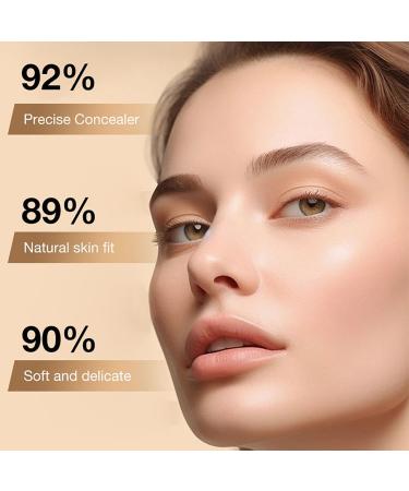 FLLUOUZH Flawless Eraser Foundation Stick 2025 Korean Hydrating Lightweight Foundation Stick with BuiltIn Brush MultiUse Full Coverage AntiWrinkle Makeup 02 Natural Color - Buy Online on GoSupps.com